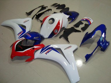 08-11 White Blue Red HRC CBR1000RR Motorcycle Fairings