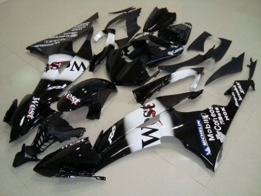 08-16 Black West YZF R6 Motorcycle Fairings