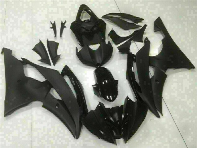 08-16 Black YZF R6 ABS Motorcycle Fairings