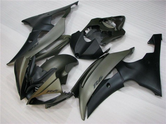 08-16 Black YZF R6 Aftermarket Motorcycle Fairing