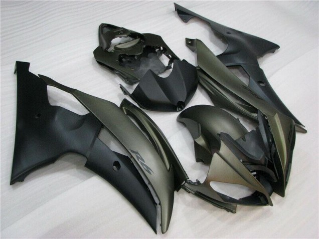 08-16 Black YZF R6 Aftermarket Motorcycle Fairing