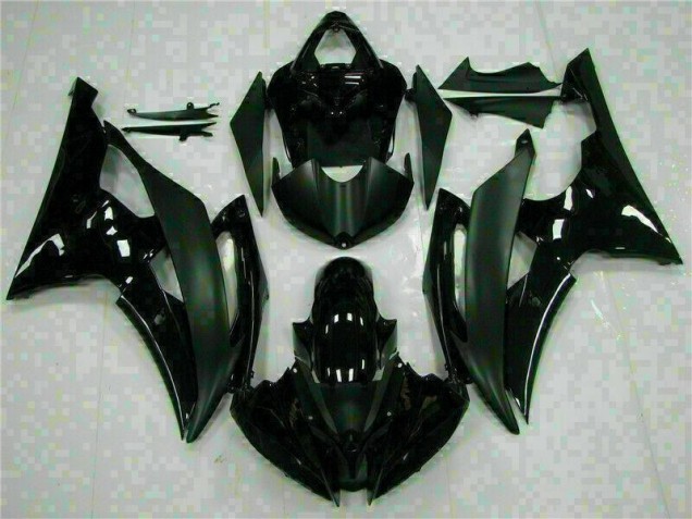 08-16 Black YZF R6 Motorcycle Fairings