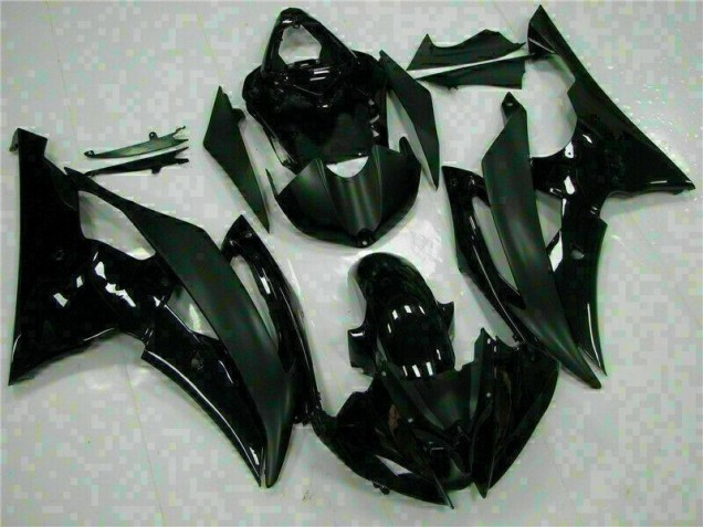 08-16 Black YZF R6 Motorcycle Fairings