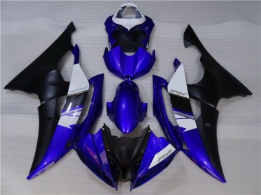 08-16 Blue Black YZF R6 Motorcycle Fairing