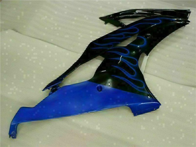 08-16 Blue Flame Black YZF R6 Motorcycle Fairings