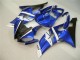 08-16 Blue White Black YZF R6 Motorcycle Fairing