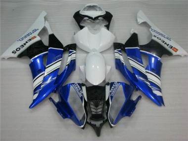 08-16 Blue White YZF R6 Motorcycle Fairings