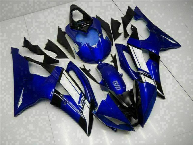 08-16 Blue YZF R6 Full Motorcycle Fairing Kits