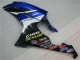 08-16 Blue YZF R6 Motorcycle Fairings