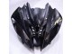 08-16 Glossy Matte Black YZF R6 Motorcycle Fairings