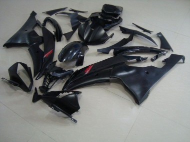 08-16 Matte Black Glossy Black YZF R6 Motorcycle Fairings