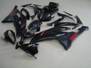 08-16 Matte Black YZF R6 Motorcycle Fairings