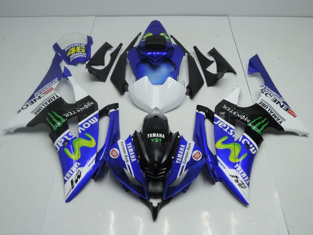 08-16 New Movistar YZF R6 Motorcycle Fairings