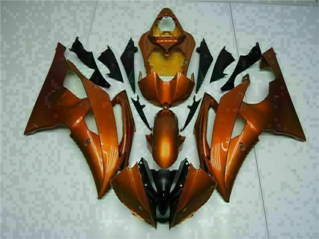 08-16 Orange YZF R6 Motorcycle Fairing