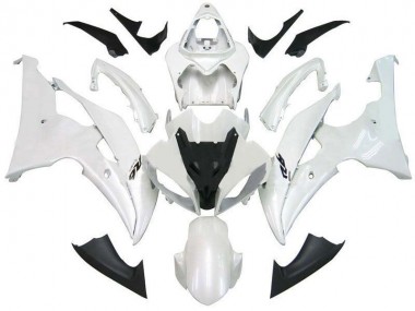 08-16 Pearl White R6 YZF R6 Motorcycle Fairings