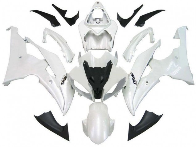 08-16 Pearl White R6 YZF R6 Motorcycle Fairings