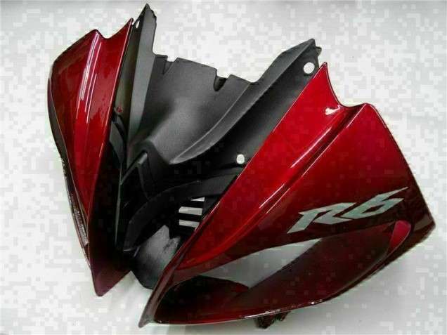 08-16 Red Black YZF R6 Motorcycle Bodywork