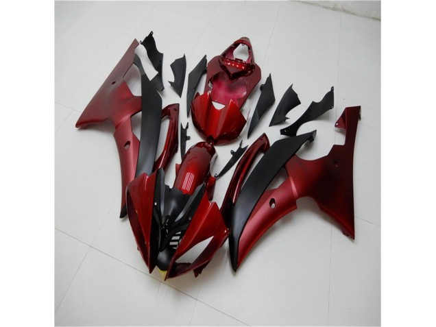 08-16 Red Black YZF R6 Motorcycle Fairing