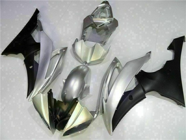 08-16 Silver Black YZF R6 Motorcycle Fairings