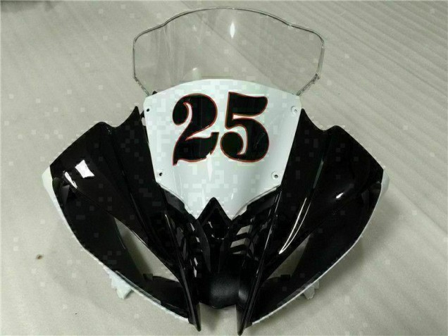 08-16 White Black YZF R6 Motorcycle Fairing Kits