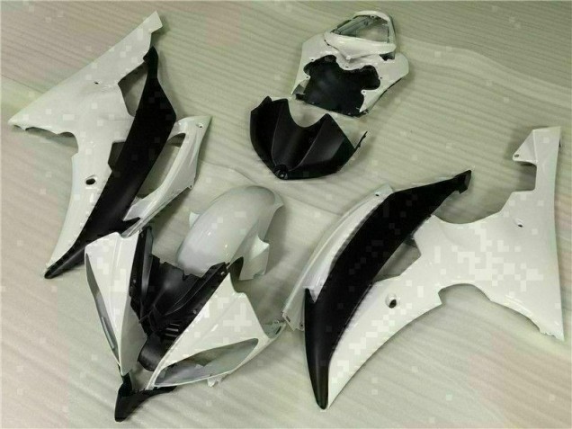 08-16 White Black YZF R6 Motorcycle Fairing Kits & Plastic