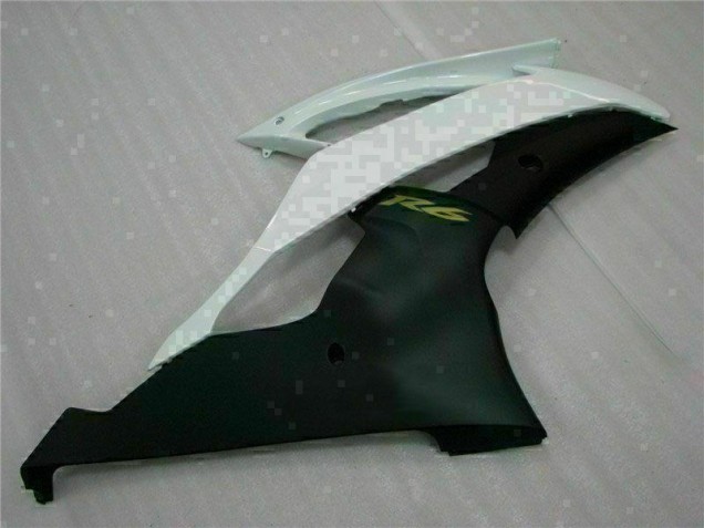 08-16 White Black YZF R6 Motorcycle Fairing