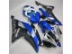 08-16 White Blue Black YZF R6 Motorcycle Fairings