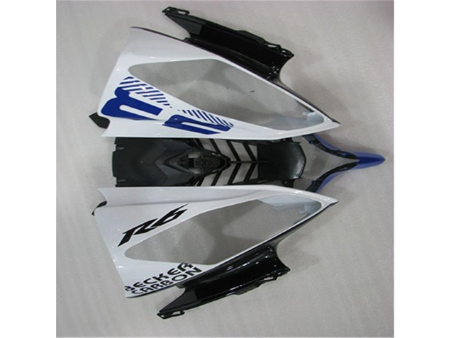 08-16 White Blue Black YZF R6 Motorcycle Fairings