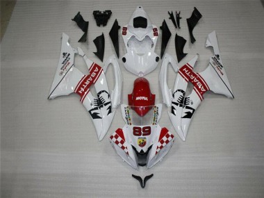 08-16 White YZF R6 Motorcycle Fairing & Bodywork