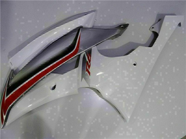 08-16 White YZF R6 Motorcycle Fairing