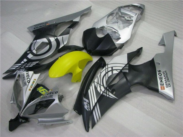 08-16 Yellow Black Silver YZF R6 Motorcycle Fairings