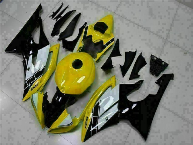 08-16 Yellow Black YZF R6 Motorcycle Bodywork