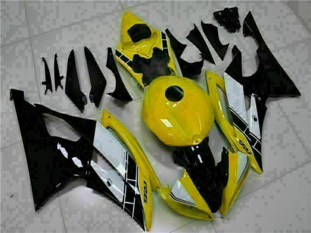 08-16 Yellow Black YZF R6 Motorcycle Bodywork