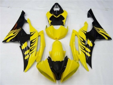 08-16 Yellow Black YZF R6 Motorcycle Fairings