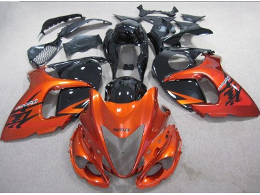 08-19 Orange Black GSXR 1300 Hayabusa Motorcycle Fairings