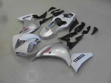 09-11 White Silver YZF R1 Motorcycle Fairings