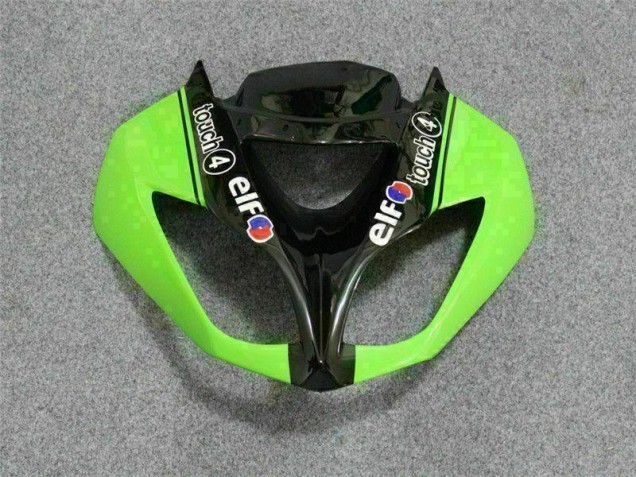 09-12 Black Green 3M Touch4 ZX6R Motorcycle Fairings