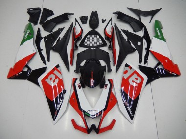 09-15 Black Red RSV4 Full Motorcycle Fairing Kits