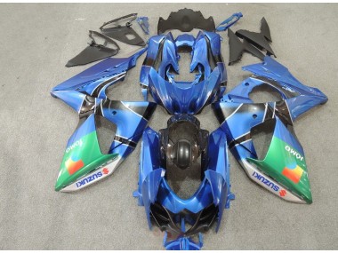 09-16 Blue Green JOMO GSXR 1000 Motorcycle Fairings