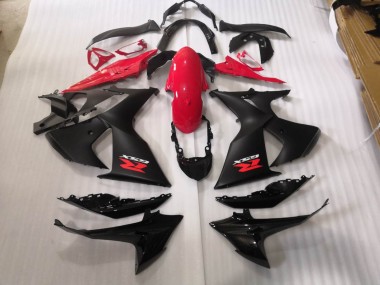 09-16 Glossy Matte Black GSXR 1000 Motorcycle Fairings