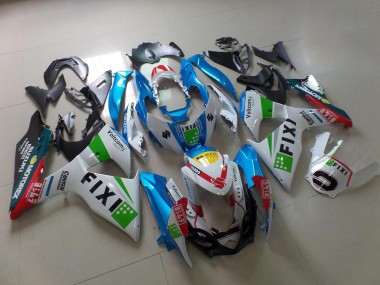 09-16 Light Blue Fixi GSXR 1000 Motorcycle Fairings