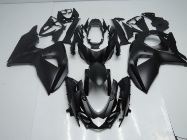 09-16 Matte Black GSXR 1000 Motorcycle Fairings