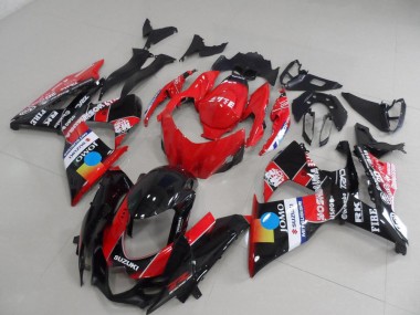 09-16 Red Jomo GSXR 1000 Motorcycle Fairings