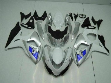 09-16 Silver White GSXR 1000 Motorcycle Fairings