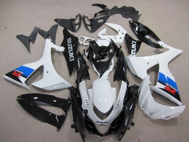 09-16 White Black GSXR 1000 Motorcycle Fairings