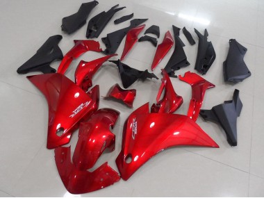 11-13 Red Matte Black CBR250RR Motorcycle Fairings