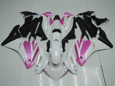 11-13 White Pink CBR250RR Motorcycle Fairings