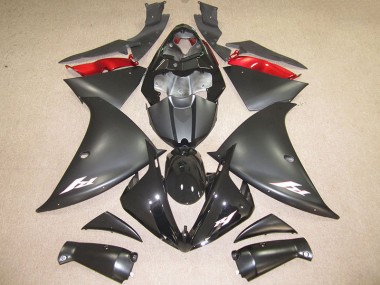 12-14 Black White Decal YZF R1 Motorcycle Fairings