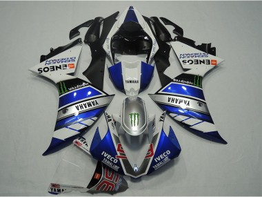 12-14 Blue White IVECO YZF R1 Motorcycle Fairings