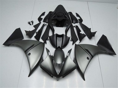 12-14 Matte Grey Black YZF R1 Motorcycle Fairings